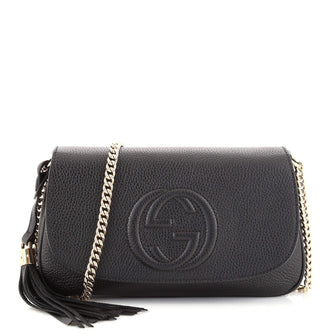 Gucci Soho Chain Crossbody Bag Leather Medium