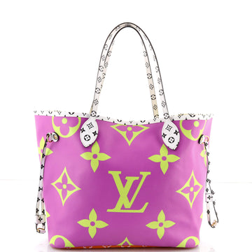 Louis Vuitton Neverfull NM Tote Limited Edition Colored Monogram Giant MM