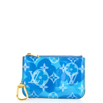 Louis Vuitton Key Pouch NM Limited Edition Valentine Floral Monogram Vernis
