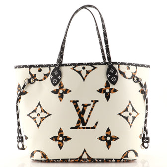 Louis Vuitton Neverfull NM Tote Limited Edition Jungle Monogram Giant MM