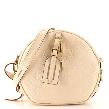 Louis Vuitton Boite Chapeau Souple Bag Monogram Empreinte Leather MM