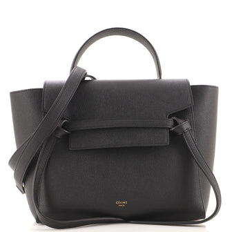 Celine Belt Bag Textured Leather Micro