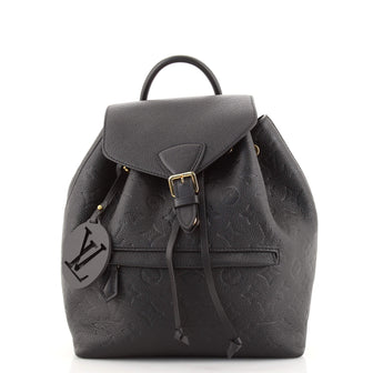 Louis Vuitton Montsouris Backpack NM Monogram Empreinte Leather PM