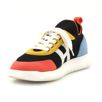 Hermes Women's Crew Sneakers Knit and Suede