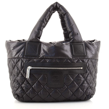 Chanel Coco Cocoon Reversible Tote Quilted Nylon Small