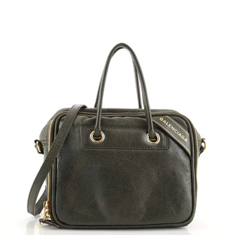 Balenciaga Blanket Square Bag Leather Small