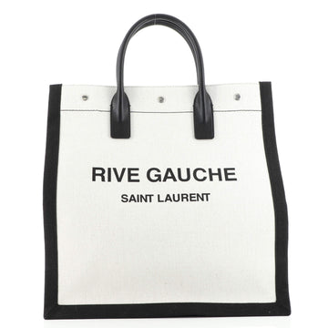 Saint Laurent Rive Gauche Shopper Tote Canvas Tall