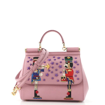 Dolce & Gabbana Family Miss Sicily Bag Patchwork Leather Medium