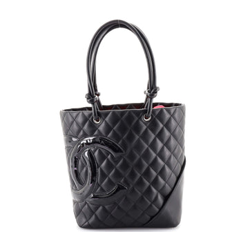Chanel Cambon Tote Quilted Leather Medium