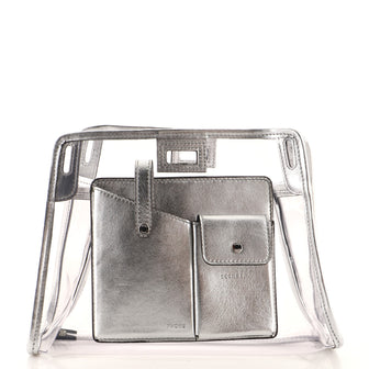 Fendi Peekaboo Defender PVC with Leather Small