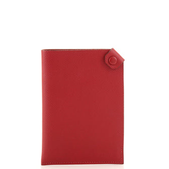 Hermes Tarmac Passport Holder Leather