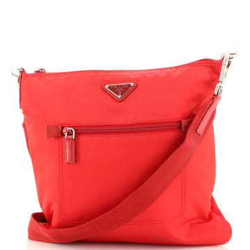 Prada Front Pocket Messenger Bag Tessuto Medium