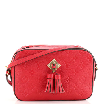Louis Vuitton Saintonge Handbag Monogram Empreinte Leather