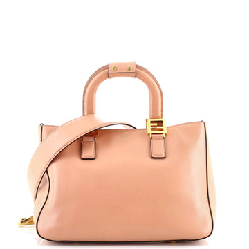 Fendi FF Handle Tote Leather Small