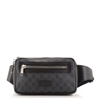 Gucci Soft Zip Belt Bag GG Coated Canvas Small