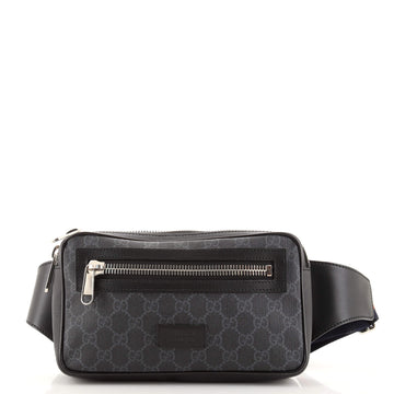 Gucci Soft Zip Belt Bag GG Coated Canvas Small