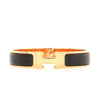 Hermes Clic H Bracelet Enamel Narrow