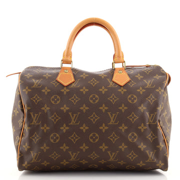Louis Vuitton Speedy Handbag Monogram Canvas 30