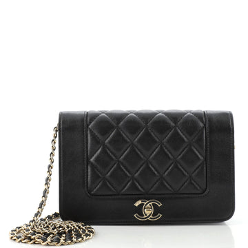 Chanel Mademoiselle Vintage Wallet on Chain Quilted Sheepskin