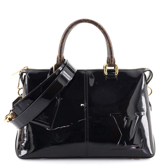 Louis Vuitton Miroir Handbag Vernis with Monogram Canvas