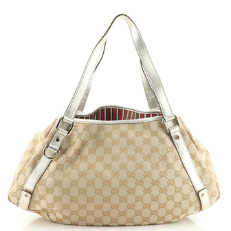 Gucci Abbey Shoulder Bag GG Canvas Medium