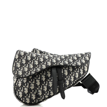 Christian Dior Saddle Crossbody Bag Oblique Canvas