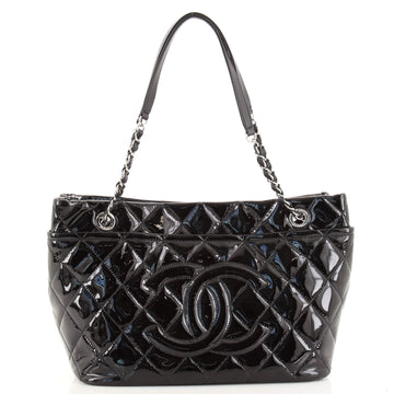 Chanel Timeless CC Shopping Tote Quilted Patent Medium