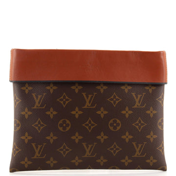 Louis Vuitton Tuileries Pochette Monogram Canvas with Leather