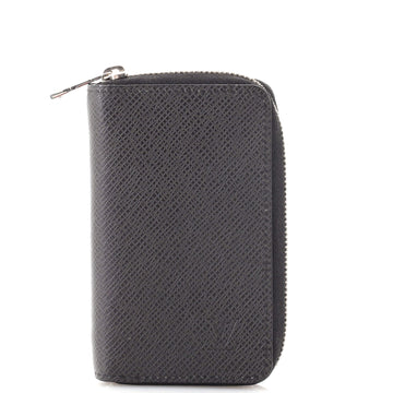Louis Vuitton Zippy Coin Purse Taiga Leather Vertical