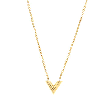 Louis Vuitton Essential V Necklace Metal