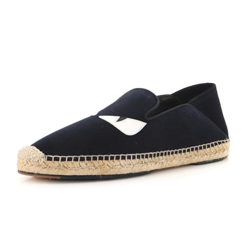 Fendi Men's Monster Eyes Espadrilles Suede