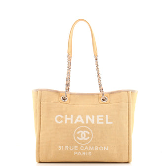 Chanel Deauville Tote Mixed Fibers Small