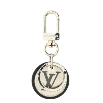 Louis Vuitton LV Cut Circle Bag Charm and Key Holder Metal and Leather