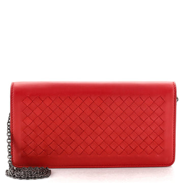 Bottega Veneta Wallet on Chain Intrecciato Nappa