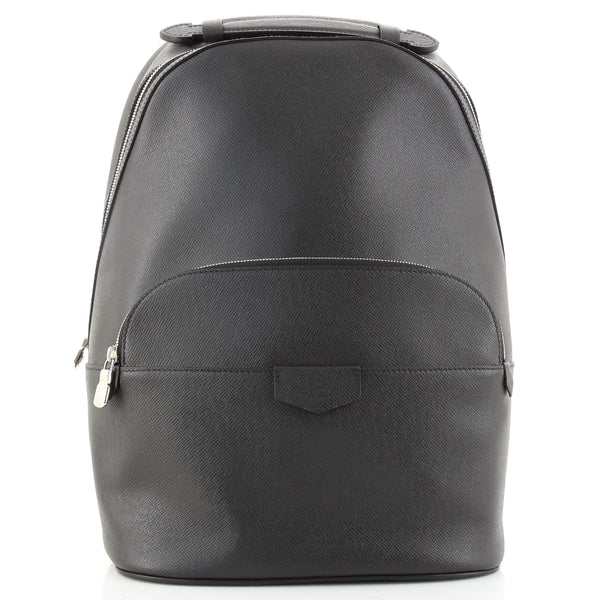 Louis Vuitton Black Taiga Lether Anton Backpack