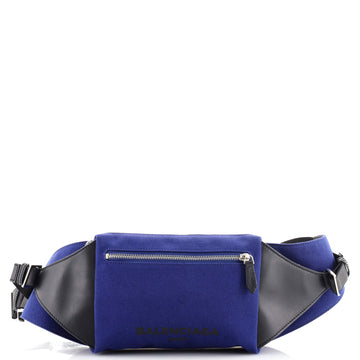 Balenciaga Navy Neo Lift Waist Bag Canvas and Leather