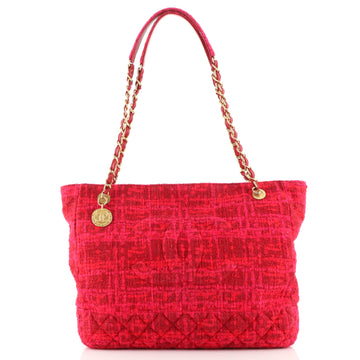 Chanel Paris-31 Rue Cambon Timeless CC Shopping Tote Quilted Wool Tweed Large
