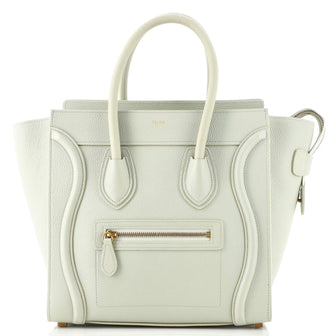 Celine Luggage Bag Grainy Leather Micro