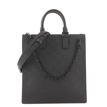 Louis Vuitton Sac Plat Messenger Bag Monogram Taurillon Leather