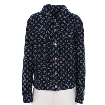 Louis Vuitton Men's Button Up Jacket Monogram Denim