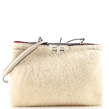 Fendi Peekaboo Clutch Shearling