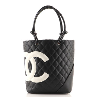 Chanel Cambon Tote Quilted Leather Medium