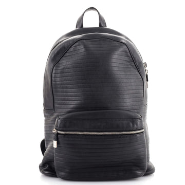 Christian Dior Homme Backpack Ribbed Leather Large
