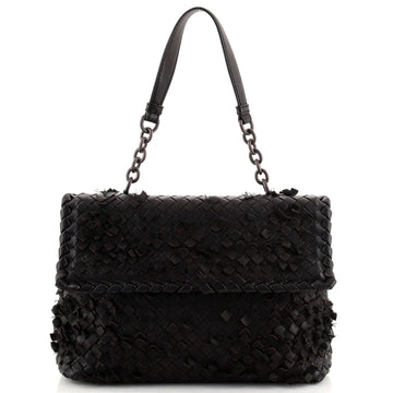 Bottega Veneta Olimpia Shoulder Bag Tobu Intrecciato Nappa Medium