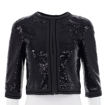 Chanel Women's Versailles Jacket Sequin Embellished Polyester