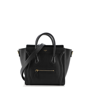 Celine Luggage Bag Smooth Leather Nano