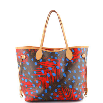 Louis Vuitton Neverfull NM Tote Limited Edition Monogram Jungle Dots MM