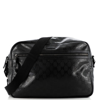 Gucci Front Zip Camera Bag GG Imprime Large