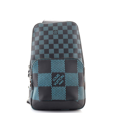 Louis Vuitton Avenue Sling Bag Damier Infini 3D leather