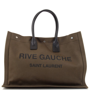 Saint Laurent Rive Gauche Shopper Tote Canvas Large